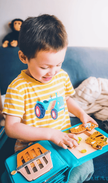 Montessori Busy Book Learning Activities