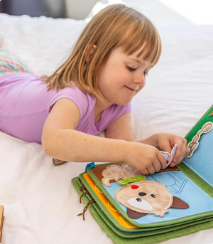 Pincer Grasp Development with Busy Books: Strengthen Those Little Fingers