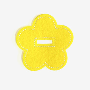 Life Skills Book - Yellow flower — Montessori busy book by My First Book