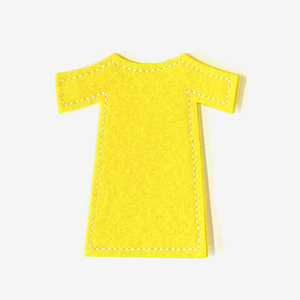 Life Skills Book - Yellow shirt — Montessori busy book by My First Book