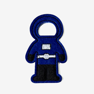 Space Busy Book - Blue space uniform — Montessori busy book by My First Book