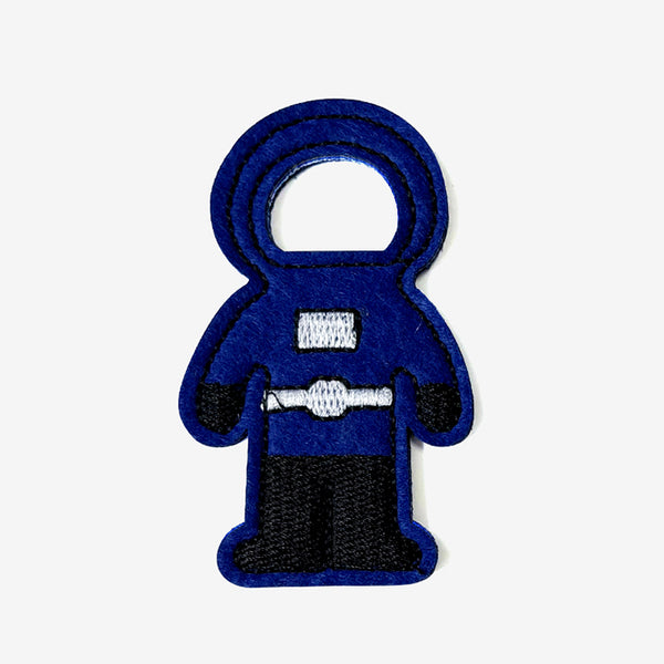 Space Busy Book - Blue space uniform — Montessori busy book by My First Book