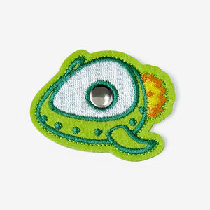 Space Busy Book - Green alien — Montessori busy book by My First Book