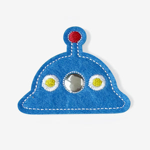 Space Busy Book - Blue spaceship — Montessori busy book by My First Book