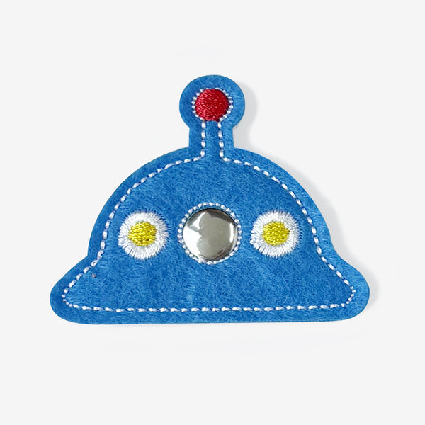 Space Busy Book - Blue spaceship — Montessori busy book by My First Book