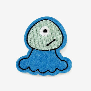 Space Busy Book - Blue alien big head — Montessori busy book by My First Book