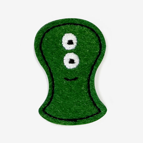 Space Busy Book - Green alien — Montessori busy book by My First Book