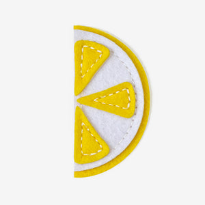 Food Busy Book - Lemon — Montessori busy book by My First Book