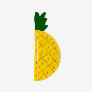 Food Busy Book - Pineapple — Montessori busy book by My First Book