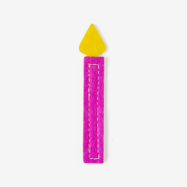 Food Busy Book - Pink candle — Montessori busy book by My First Book