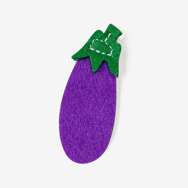 Food Busy Book - Eggplant — Montessori busy book by My First Book
