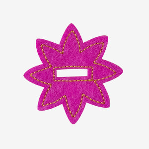 Princess Busy Book - Hot pink flower — Montessori busy book by My First Book