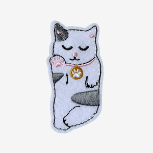 Lucky Cat Busy Book - White cat — Montessori busy book by My First Book