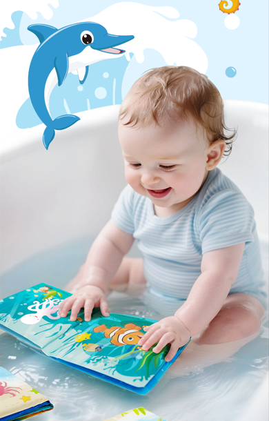 Color Changing Bath Book - Ocean