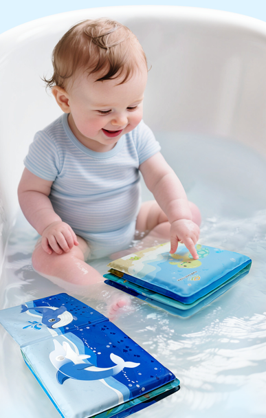 Color Changing Bath Book - Ocean