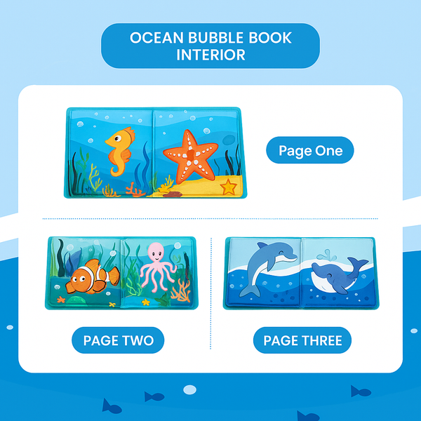 Color Changing Bath Book - Ocean